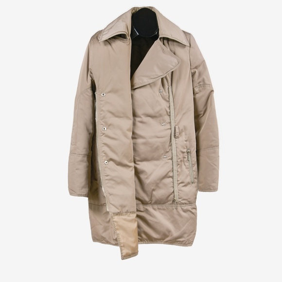 MAX MARA STUDIO Natural Beige Padded Coat - Picture 4 of 16
